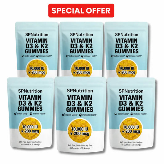 SPNutrition D3 + K2 Gummies (6 Months Supply)